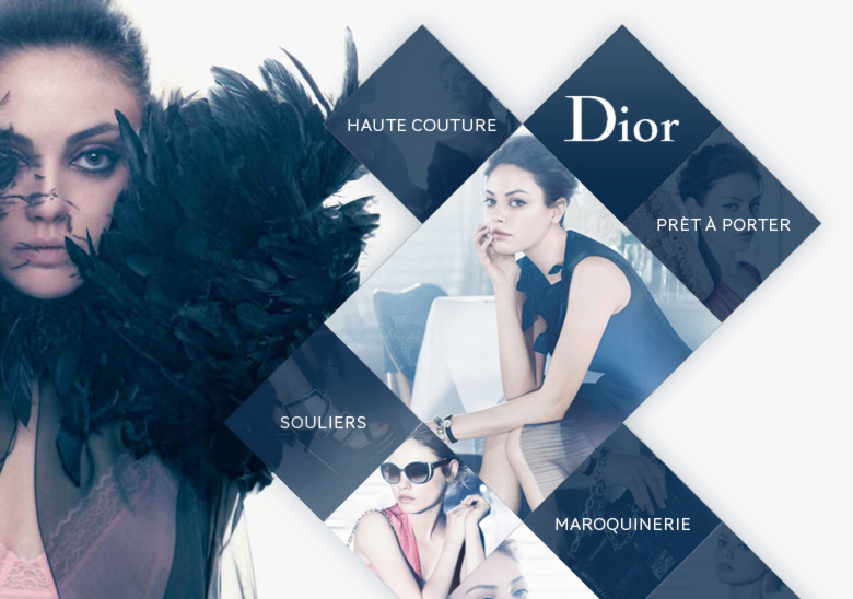 Dior, website